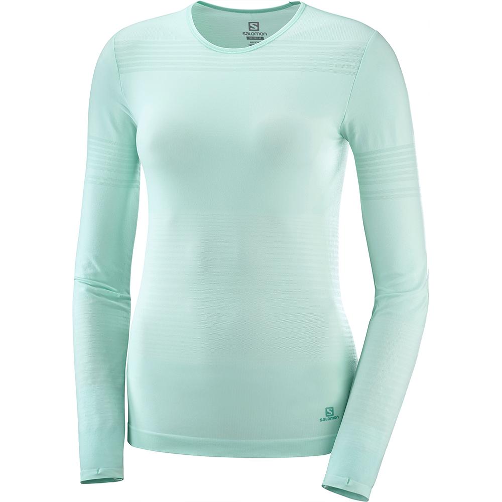 SALOMON ELEVATE MOVE'ON LS W Philippines - Women's Midlayers - Multicolor | 912047-WUL